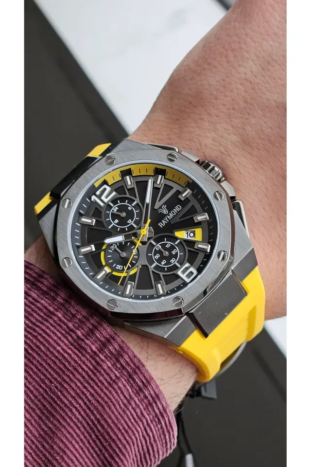 Raymond Erkek Kol Saati RYM-83605-R73  Silikon Kordon