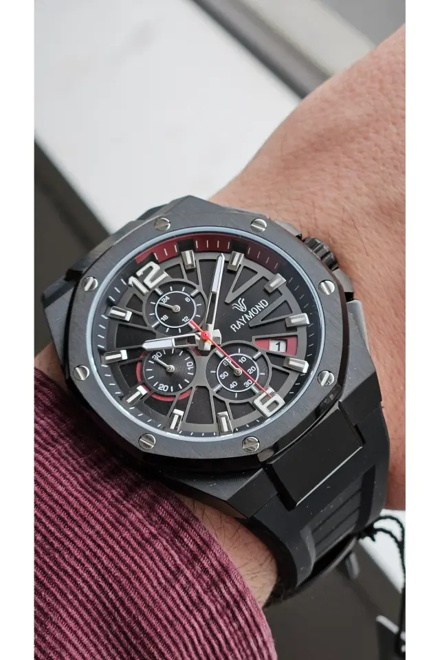 Raymond Erkek Kol Saati RYM-83605-R50  Silikon Kordon