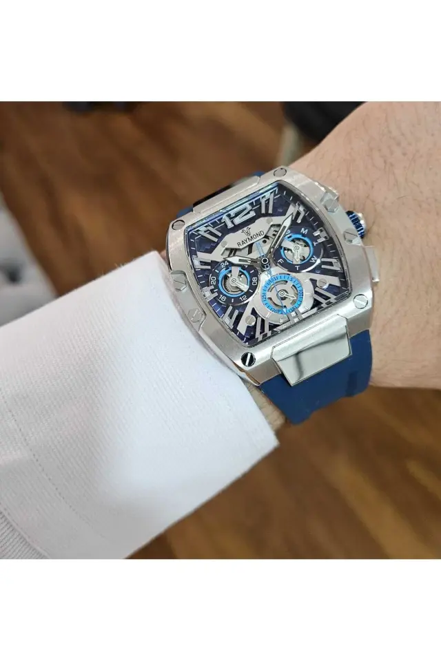 Raymond Erkek Kol Saati RYM-9D76-R81  Silikon Kordon