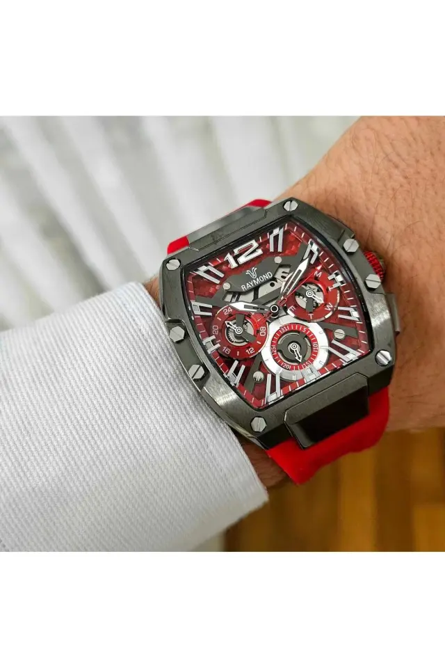 Raymond Erkek Kol Saati RYM-9D76-R79  Silikon Kordon