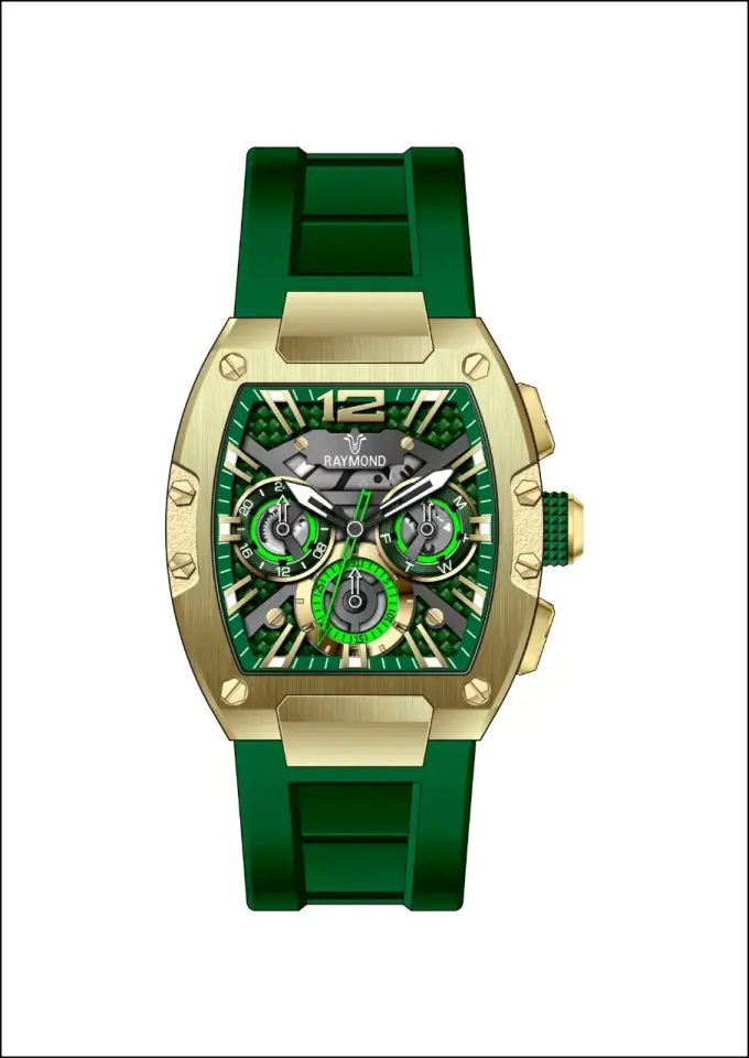 Raymond Erkek Kol Saati RYM-9D76-R77  Silikon Kordon