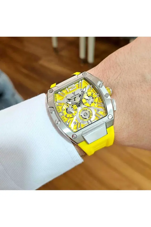 Raymond Erkek Kol Saati RYM-9D76-R73  Silikon Kordon