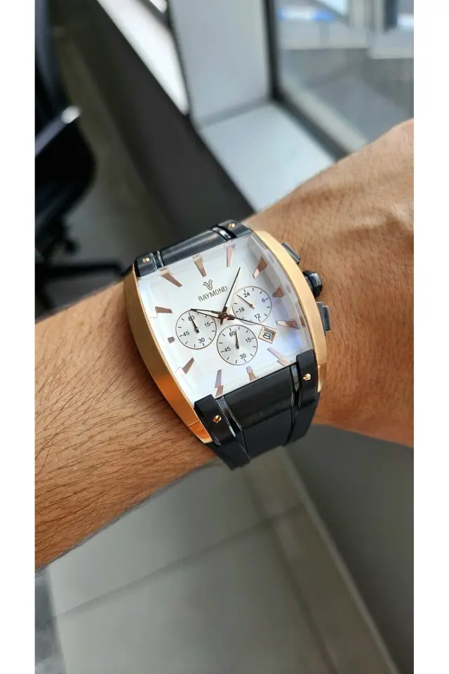 Raymond Erkek Kol Saati RYM-A2039M-R16  Silikon Kordon