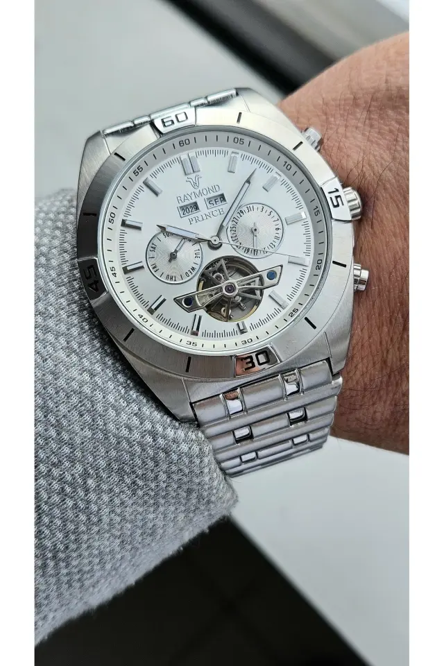 Raymond Erkek Kol Saati RYM-311654-R37  Çelik Kordon