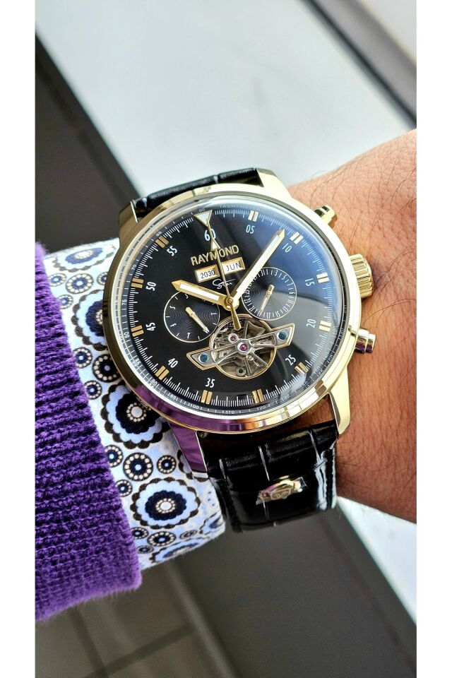 Raymond Erkek Kol Saati R120  Deri Kordon