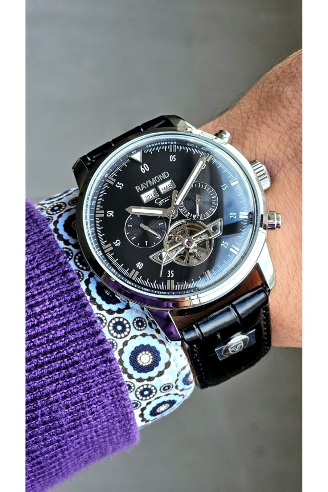 Raymond Erkek Kol Saati R68  Deri Kordon