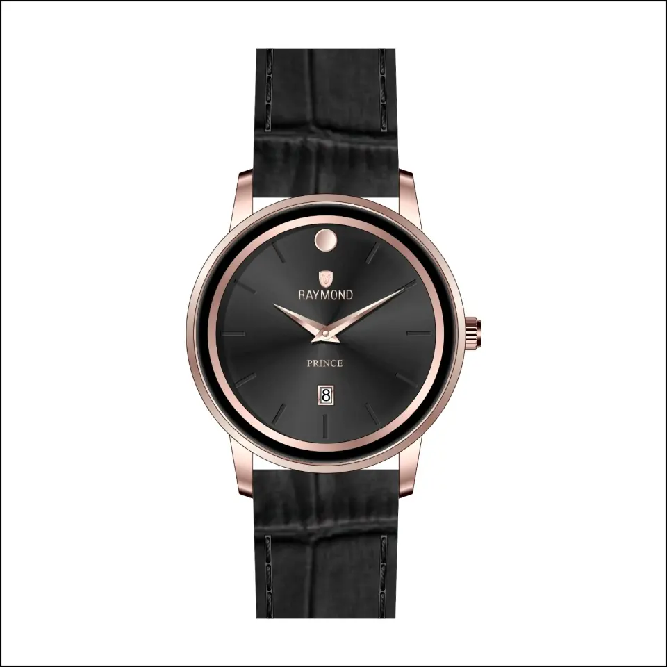 Raymond Erkek Kol Saati - Rym-1036 Çelik Kasa - Garantili Klasik Saat rgbk