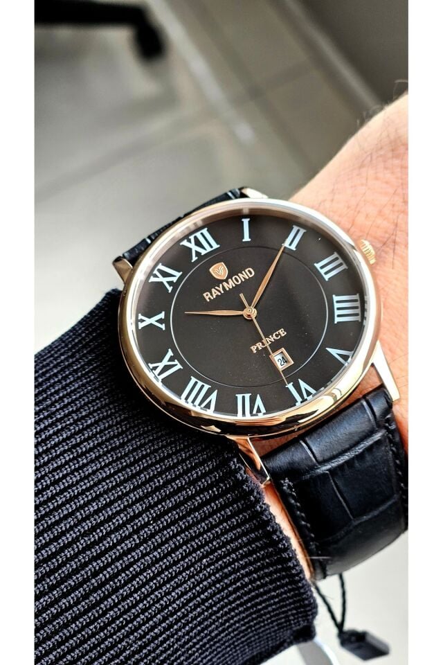 Raymond Erkek Kol Saati 00281-R194  Deri Kordon