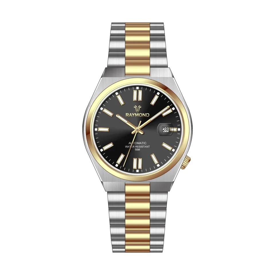 Raymond Erkek Kol Saati RYM-0104-R70  Çelik Kordon