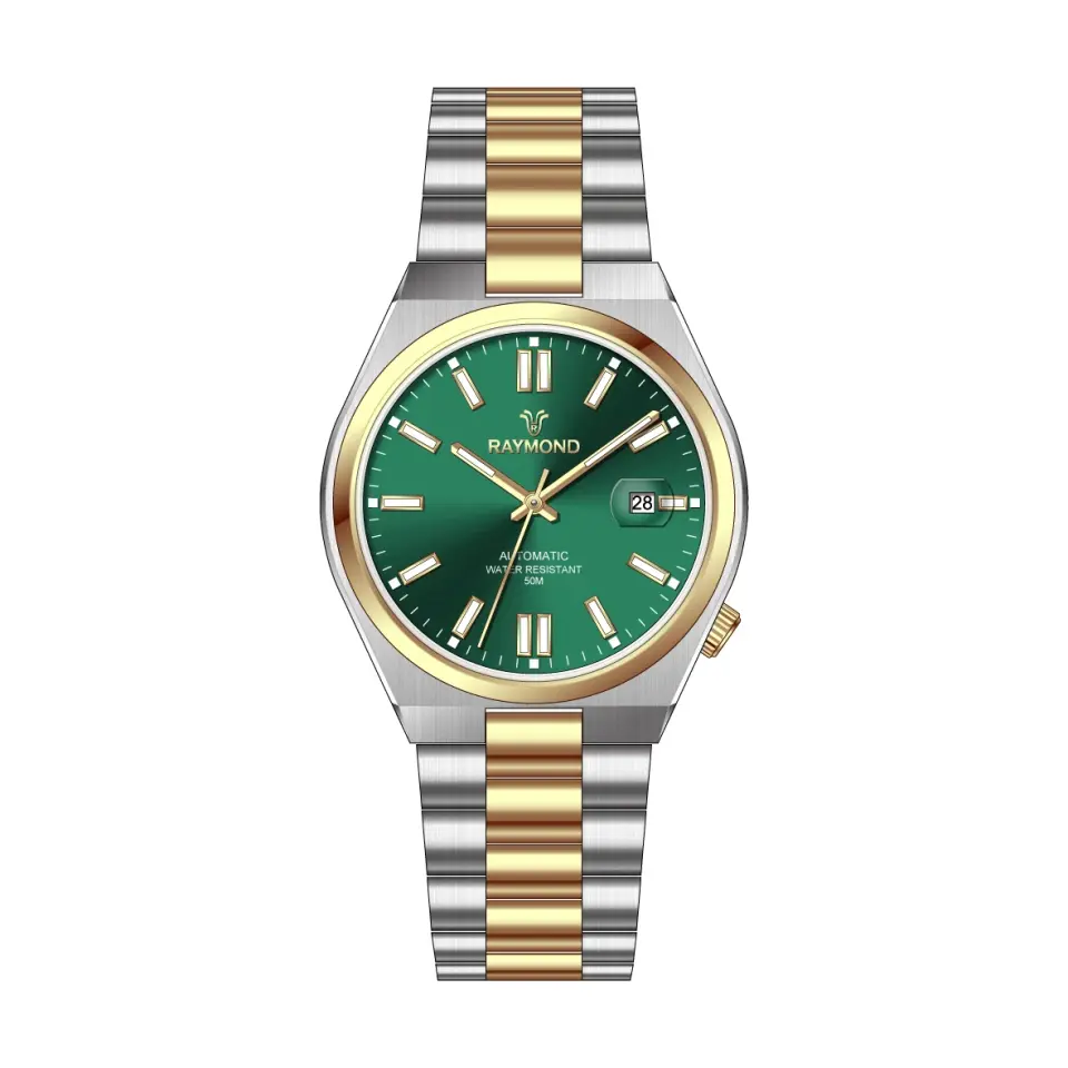 Raymond Erkek Kol Saati RYM-0104-R69  Çelik Kordon