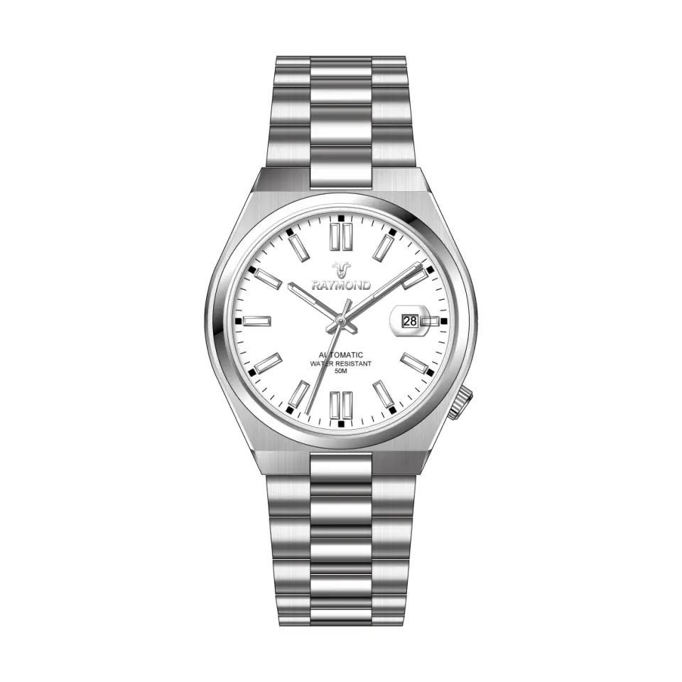 Raymond Erkek Kol Saati RYM-0104-R47  Çelik Kordon