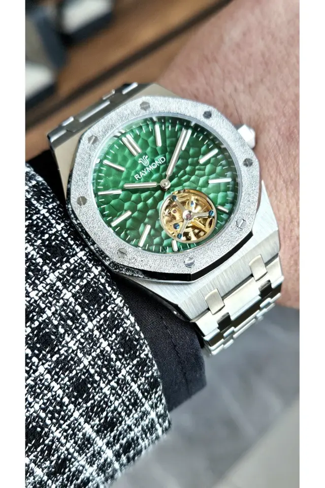 Raymond Erkek Kol Saati RYM-0710-R77  Çelik Kordon