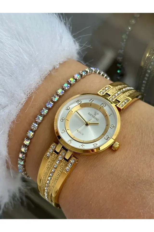 Rym-1041 Raymond Kadın Kol Saati - Paslanmaz Çelik Kasa Ve Kordon- 2 Yıl Garanti RYM-1041