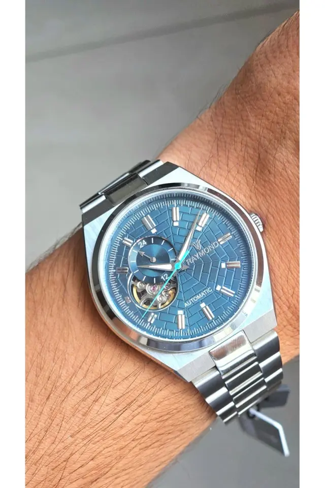Rym-250424 Raymond Erkek Otomatik Saat - Paslanmaz Çelik Ve Safir Cam - 2 Yıl Garanti RYM-250424-R106