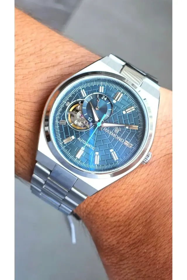Raymond Erkek Kol Saati RYM-250424-R106  Çelik Kordon