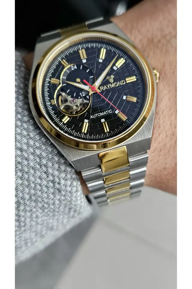 Raymond Erkek Kol Saati EIPG-BK  Çelik Kordon