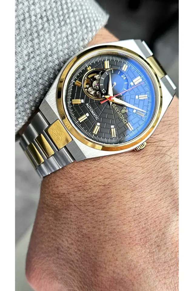 Raymond Erkek Kol Saati EIPG-BK  Çelik Kordon