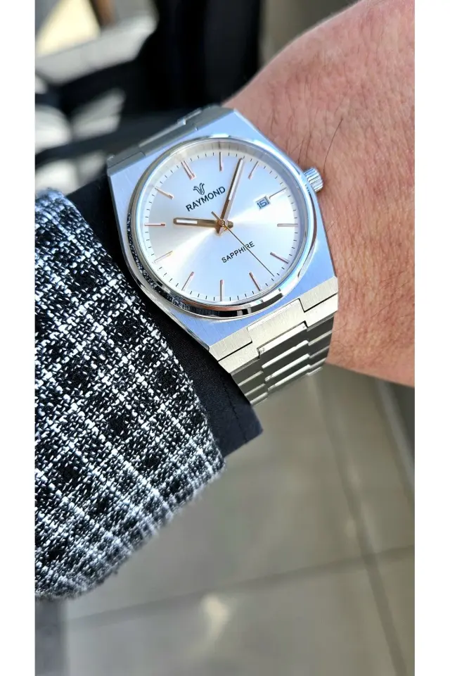 Rym-280270 Raymond Erkek Kol Saati - Paslanmaz Çelik Ve Safir Cam - 2 Yıl Garanti RYM-280270-R107
