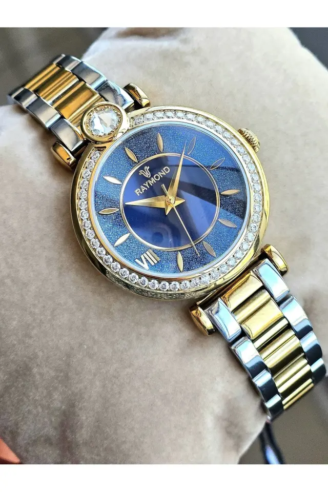 Rym-280271 Paslanmaz Çelik - 2 Yıl Garanti - Raymond Kadın Kol Saati GIPG-BL