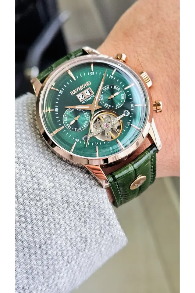 Raymond Erkek Kol Saati Rym-4123-R132  Deri Kordon