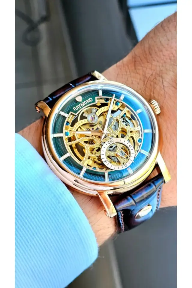 Raymond Erkek Kol Saati RYM-4853-R227  Deri Kordon