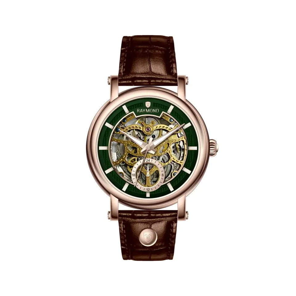 Raymond Erkek Kol Saati RYM-4853-R227  Deri Kordon