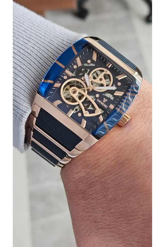 Raymond Erkek Kol Saati RYM-5129-R135  Çelik Kordon