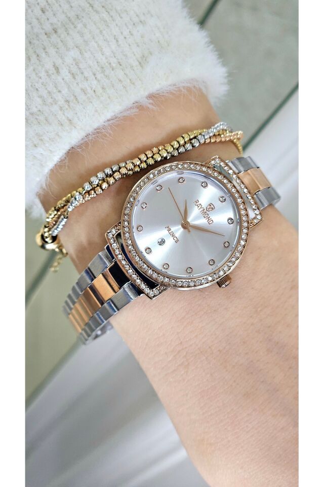 Raymond Kadın Kol Saati RYM-213058L-R140  Çelik Kordon