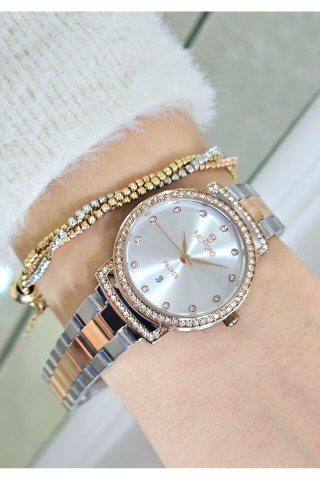 Raymond Kadın Kol Saati RYM-213058L-R140  Çelik Kordon