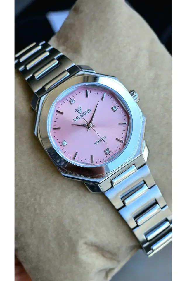 Rym-G211697 Paslanmaz Çelik - 2 Yıl Garanti - Raymond Kadın Kol Saati BSS-PNK