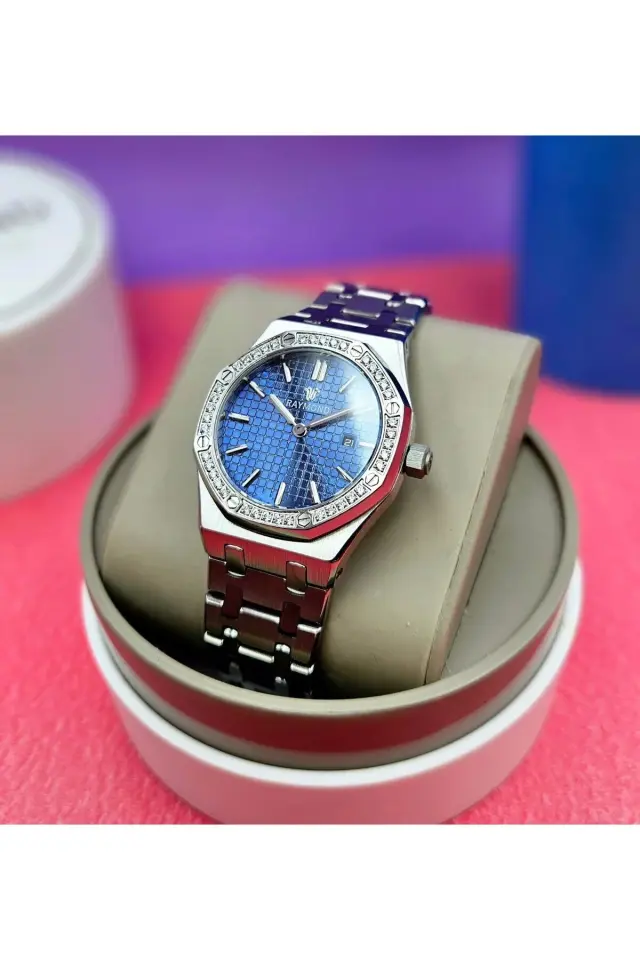 Raymond Kadın Kol Saati A SS-BL  Çelik Kordon