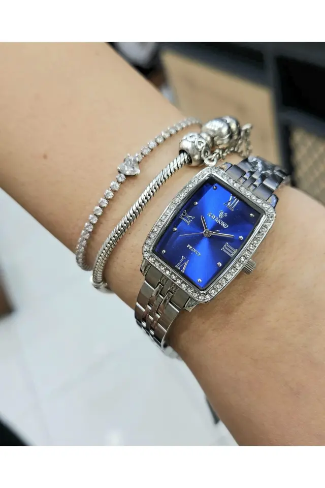 Raymond Kadın Kol Saati CSS-BL  Çelik Kordon