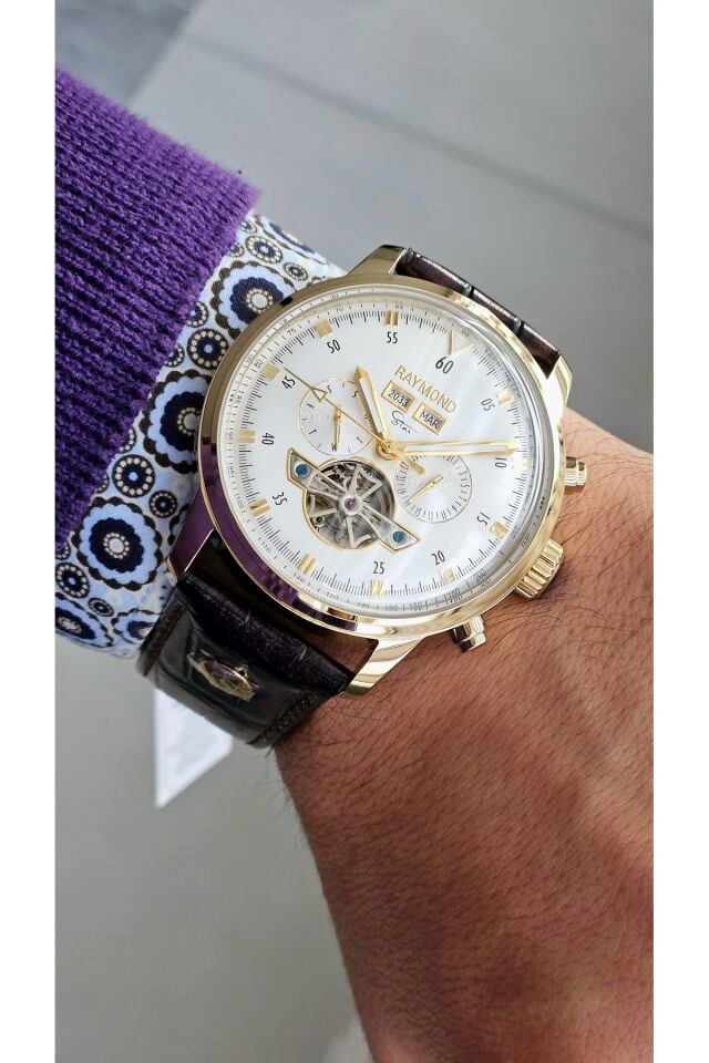 Raymond Erkek Kol Saati R152  Deri Kordon
