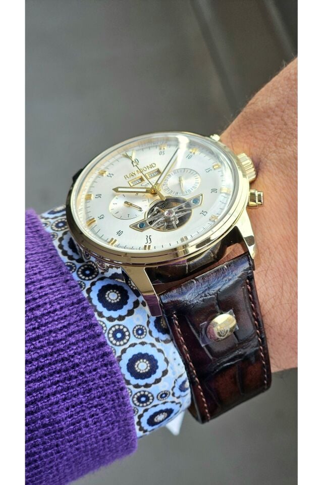 Raymond Erkek Kol Saati R152  Deri Kordon