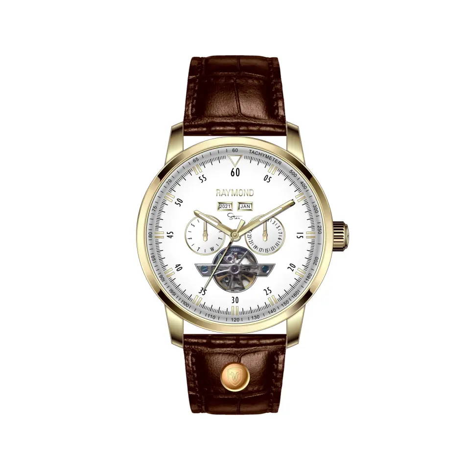 Raymond Erkek Kol Saati - YENİ RYM-4122 ERKEK OTOMATİK KOL SAATİ-R152
