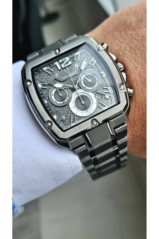 G811718M Metal Erkek Kol Saati - Paslanmaz Çelik - 2 Yıl Garanti KGREY