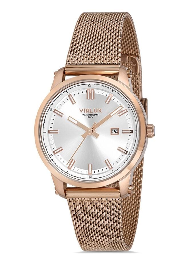 Vialux Kadın Kol Saati AJ526R-02SR