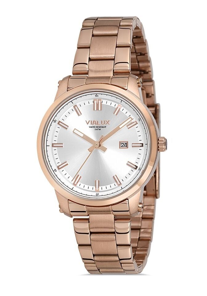 Vialux Kadın Kol Saati AJ527R-02SR