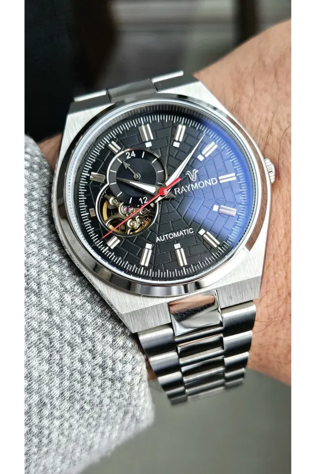 Raymond Erkek Kol Saati RYM-250424-R34  Çelik Kordon