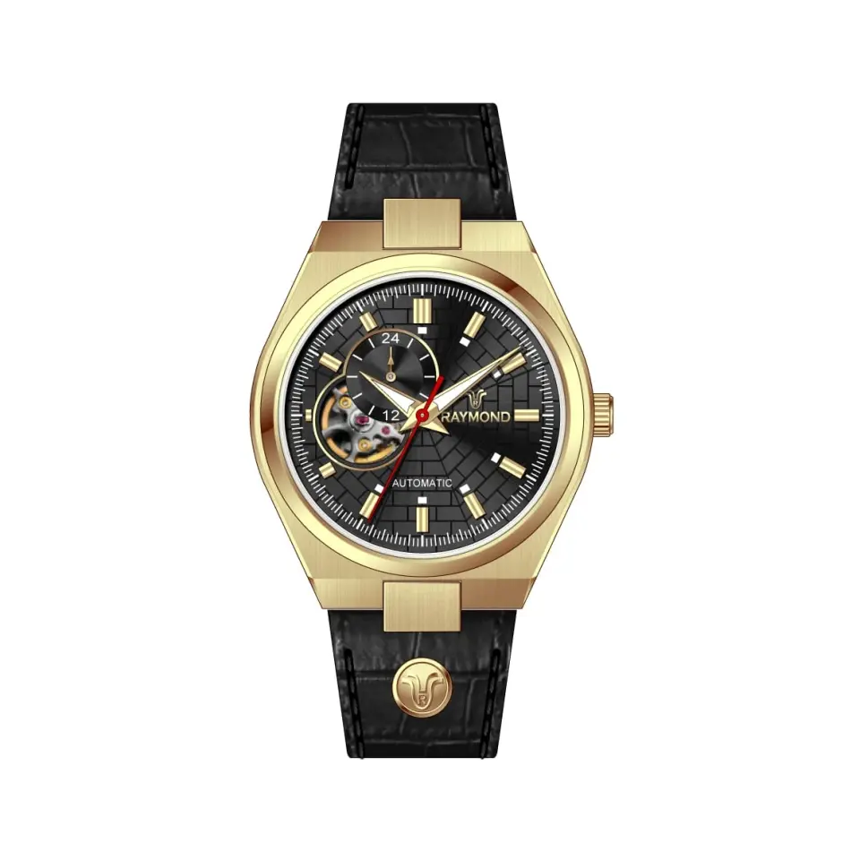 Raymond Erkek Kol Saati RYM-250424-DR-R120  Deri Kordon