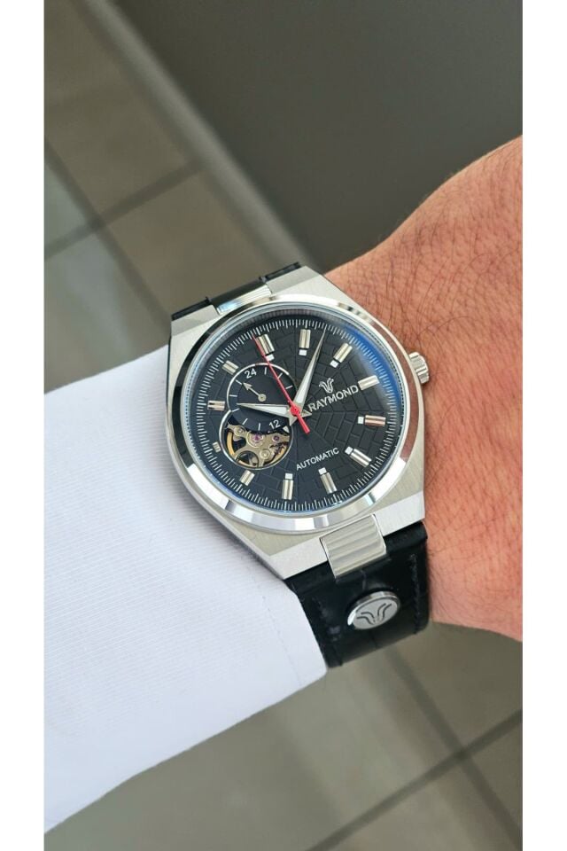 Raymond Erkek Kol Saati RYM-250424-DR-R68  Deri Kordon
