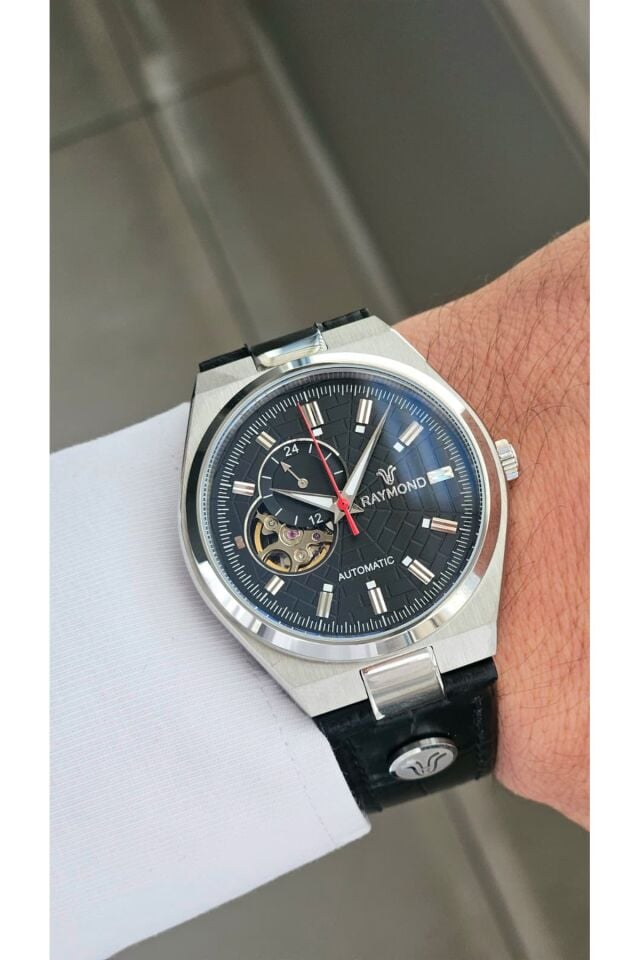 Raymond Erkek Kol Saati RYM-250424-DR-R68  Deri Kordon